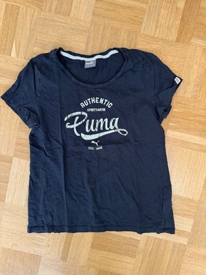 PUMA - T-Shirt - Gr. 42 - schwarz mit Print - 100 % Baumwolle - NEU
