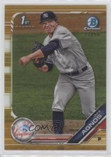 2019 Bowman Draft Chrome Gold Refractor 27/50 Jake Agnos #BDC-72 ni4