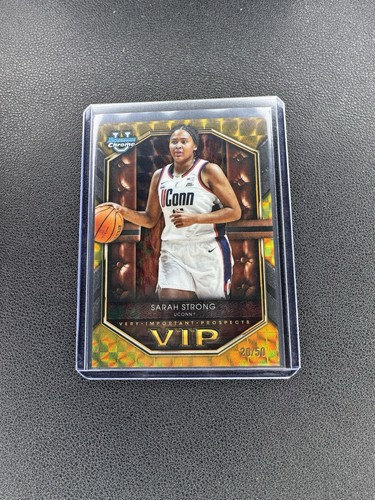 2025-26 Bowman Chrome - Sarah Strong #VIP-5 Very Important Prospects GOLD /50