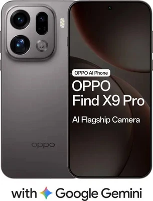 Oppo Find X9 Pro 5G 512GB 16GB GLOBAL VERSION CPH2791 Unlocked Titanium Charcoal