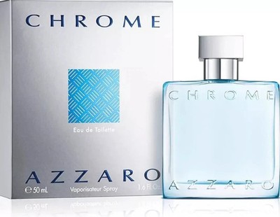 Genuine Azzaro Chrome  Men's Eau de Toilette 1.7oz / 50ML