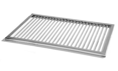 Grilltante 65,5 x 49,5cm Premium Grill mit Rahmen, V2A, Grillrost WEBER Gasgrill