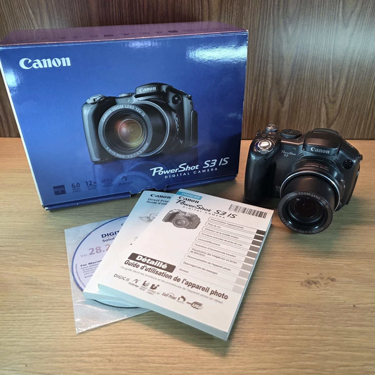 Canon PowerShot S3 IS Digital Cameras for sale | eBay