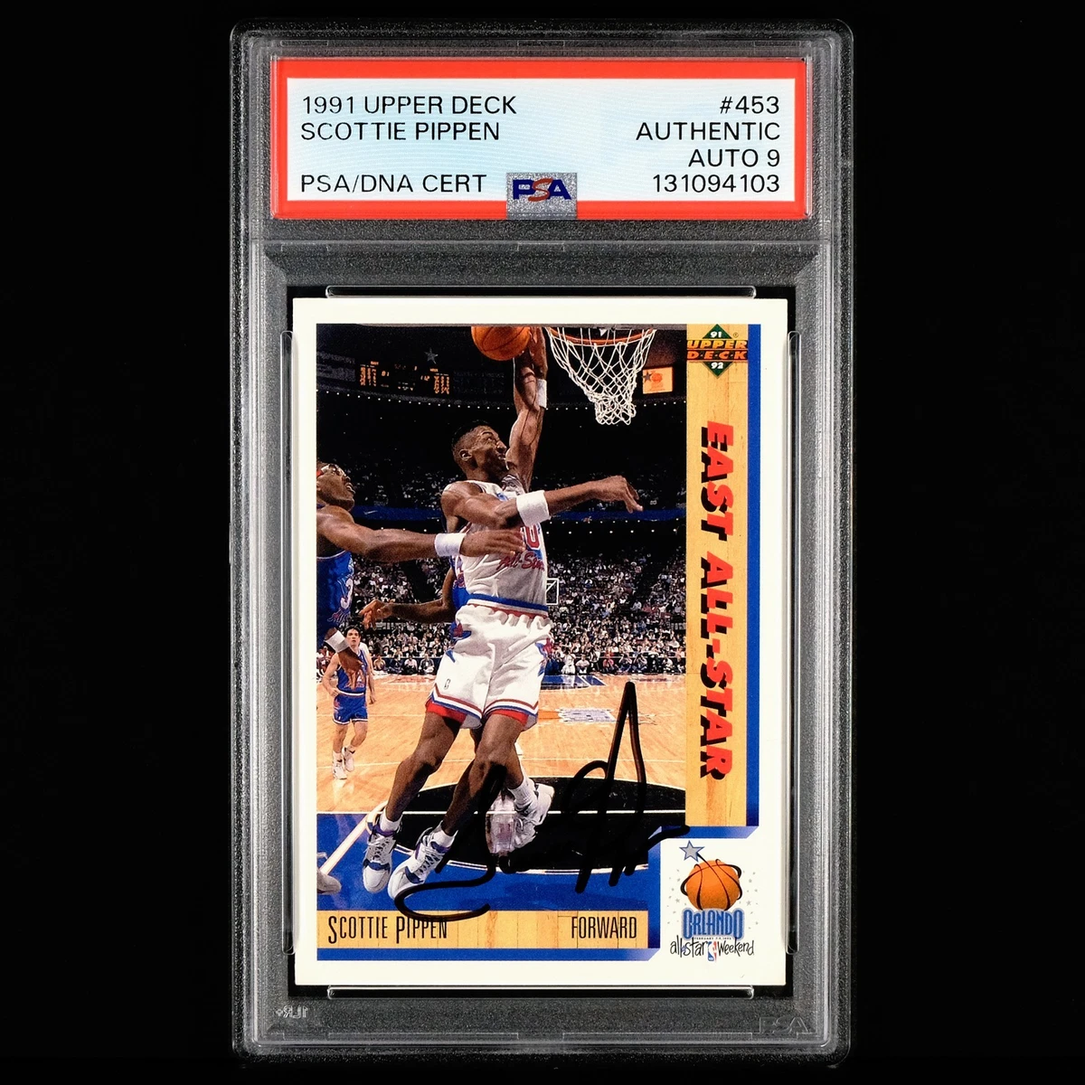 Scottie Pippen 9 Graded Basketball Autographed Sports Trading