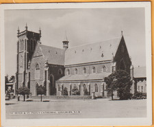 ST PETER & ST PAUL'S CATHEDRAL GOULBURN NSW 89MM X 69MM PHOTOGRAPH CARD 30/40s