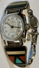 Timex Sterling 925 Inlaid Tips Running Women’s Mechanical Watch Vintage