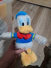 Disney Parks Donald Duck 11" Plush Authentic Original Stuffed Animal Toy Red Bow