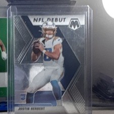 Panini 2020 Mosaic NFL Debut Justin Herbert Rookie #263 Chargers Football Card