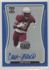2020 Leaf Metal Draft Blue Rainbow 6/35 Cam Akers #BA-CA1 Auto 0tw4