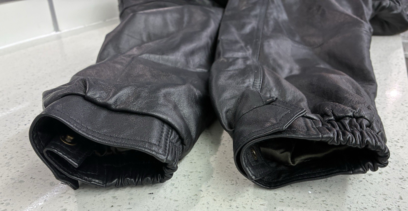 VTG Java Sun Microsystems XXL Leather Bomber Jack… - image 13