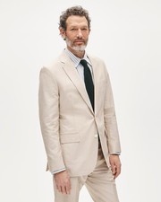 J. CREW Ludlow Slim-fit suit jacket in Portuguese cotton oxford Khaki 38 S CQ514