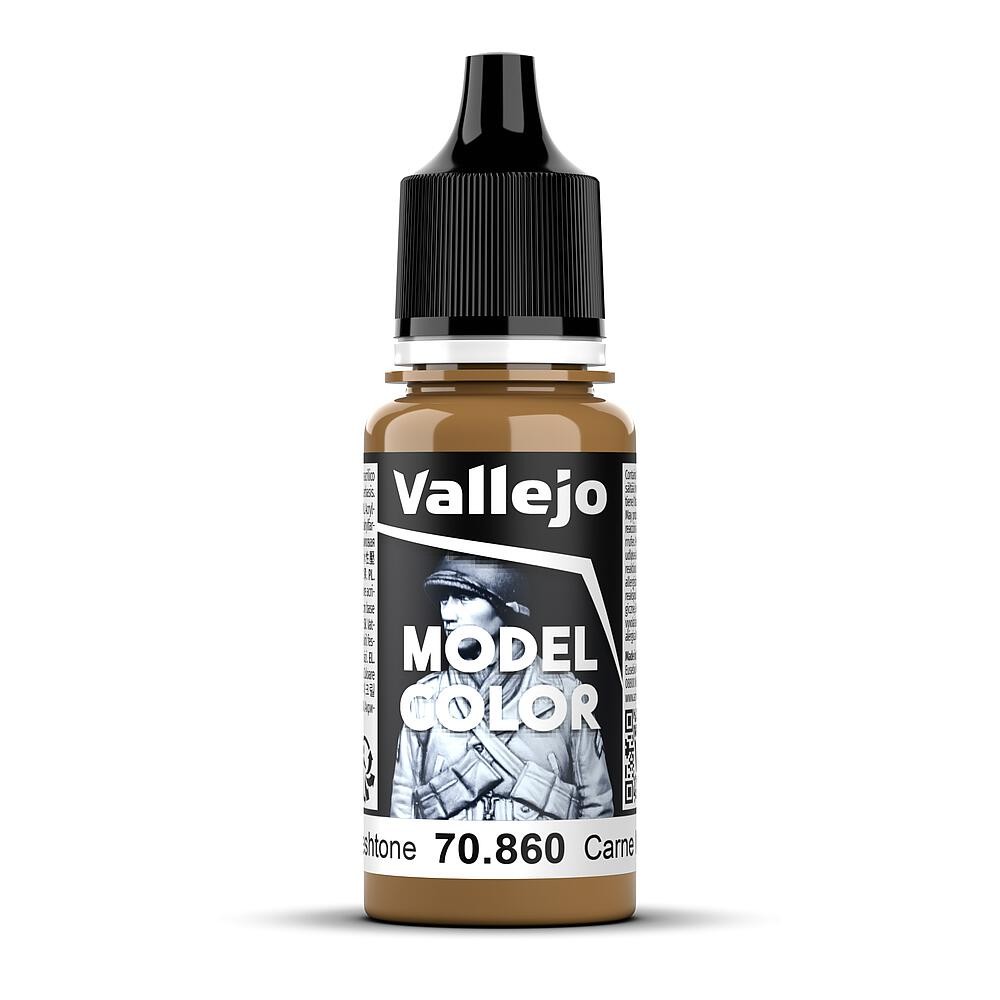Vallejo 70.860 - Medium Skin Color - Matte - 17 Ml