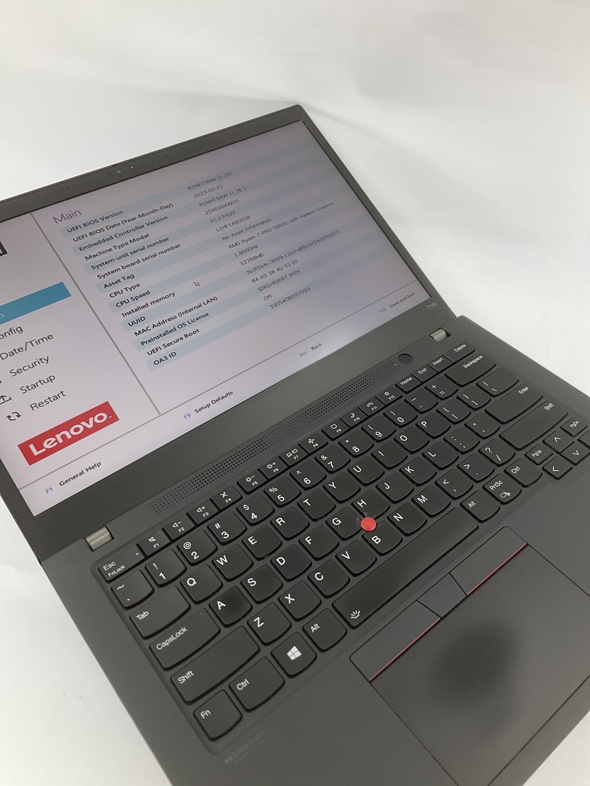 Lenovo ThinkPad T14s Gen 2 (Type 20XF), 14-Inch Laptop, with AMD Ryzen 7 PRO 5850U (better than Intel Core i7-1165G7), Windows 11 Pro