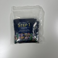 National Geographic Rock Tumbler Polisher Kit Grit Packs STEPS 1-4 NEW UNOPENED