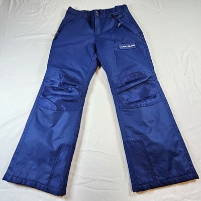 Lucky Bums Blue Snow Pants Winter Waterproof Ski Snowboard Preowned Youth Small