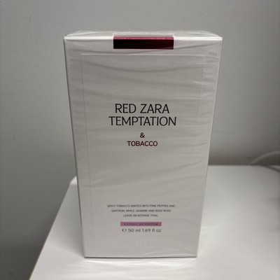 ZARA Red Temptation Tobacco Extrait De Parfum EDP Fragrance Spray *50ml* Sealed