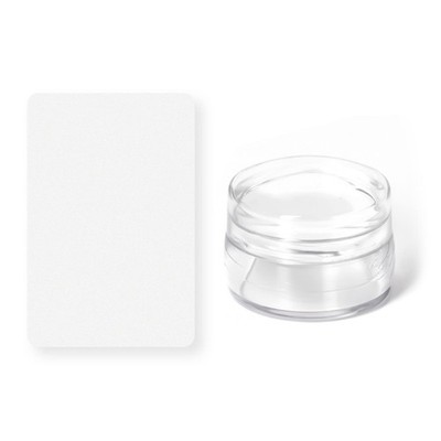 Soft Practical Silicone Transparent Nail Stamper for Professional and Home Use
