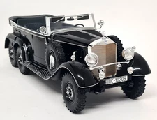MCG 1/18 - Mercedes Benz G4 W31 1938 Staff Car Black 4WD Diecast Scale model car