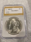 1883 O Morgan Silver Dollar MS67+