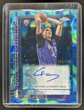 2025-26 Topps Chrome Update Cooper Flagg Rookie Auto Lava Lamp Aqua/Blue #/175