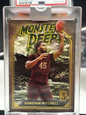 NBAカード Donovan Mitchell ルーキーサイン 75枚限定 ほか 2023-24 Topps Three Basketball Donovan Mitchell Monsters of