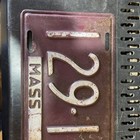 Massachusetts LIcense Plate 1951 Tag i29 155 — photo 3