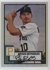 2021 Topps Chrome Platinum Anniversary Refractor Bryan Reynolds #308 12zr