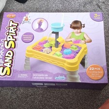 Keylucker Sand Spirit 22pc Kids Sand Play Set Table + 900g Sand, Non-Toxic