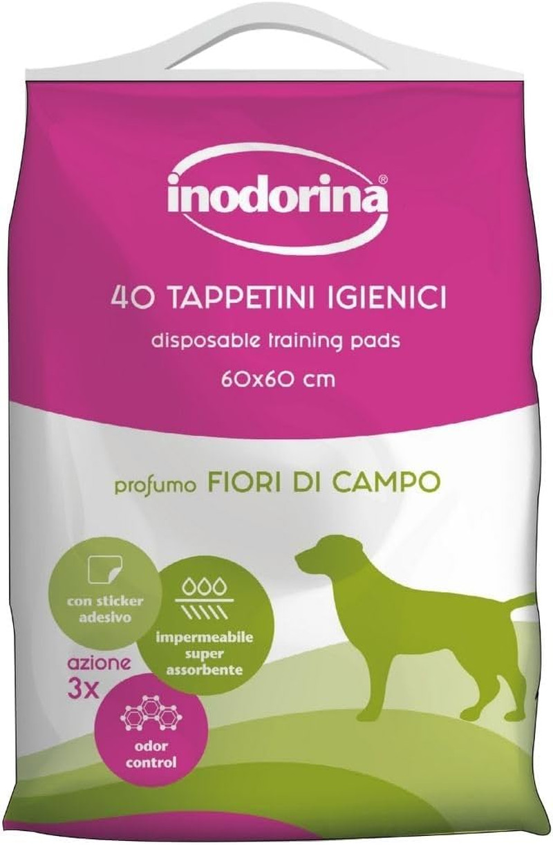 Tappetini Profumati per Cani 60x60 Fiori di Campo - Casa Profumata 40pz