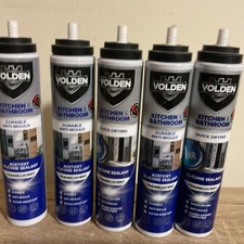 Volden Mould & Mildew Resistant Translucent clear Bathroom Kitchen Sealant 200ml