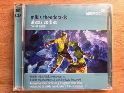Mikis Theodorakis Alexis Zorbas Ballett Gesamtaufnahme 2 CD NEU