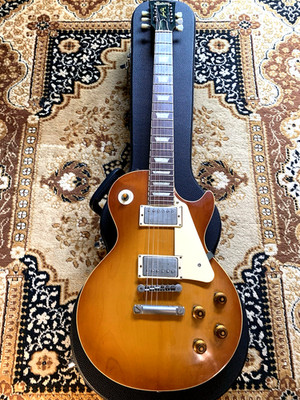 Early 1980s Burny RLG-50 '59MODEL Honey Burst VH-3 Japan Vintage Free Shipping