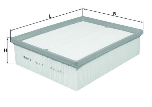 Luftfilter Knecht LX 819 Filtereinsatz FüR Audi Seat B6 Exeo B7 A4 8ED 8E5 8E2-image