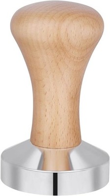 Solid Heavy Espresso Tamper 51mm Edelstahl mit Holzgriff - Barista Style