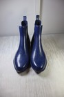 Ralph Lauren Blue Casual Platform Heel Shoes Stiletto Bootie TG 38,5 / 7 Women