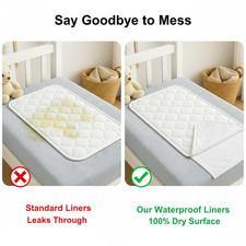 Blue Snail Baby Sweat-Wicking Changing Pad Liner Waterproof Quick-Drying Surface