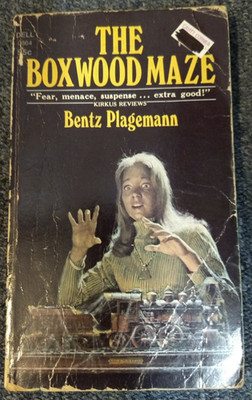 THE BOXWOOD MAZE by BENTZ PLAGEMANN-SEP'73 1st DELL PB-GOTHIC/HORROR/MENACE/EVIL