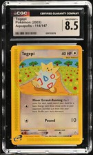 Togepi 2003 Pokemon Aquapolis CGC 8.5 #114/147