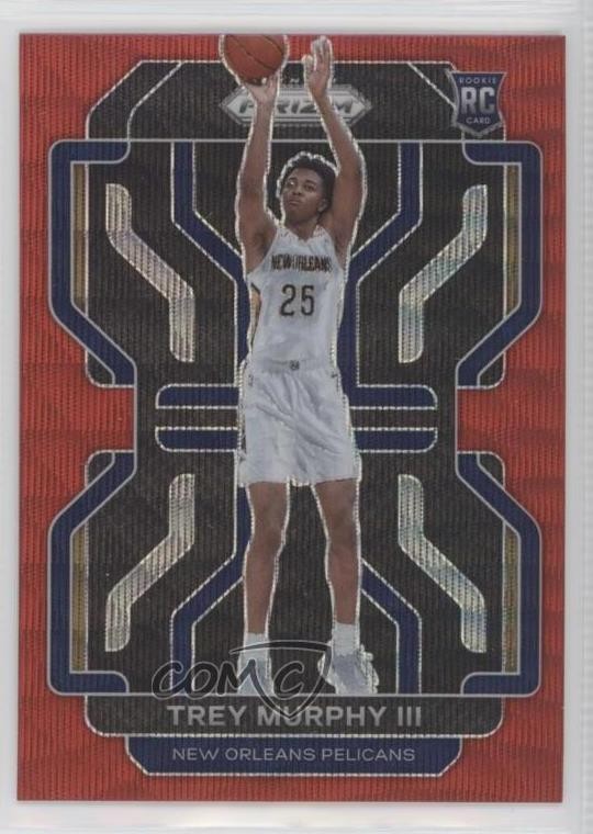 2021-22 Panini Prizm Ruby Wave Prizm Trey Murphy III #288 cf5