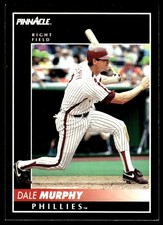 Dale Murphy 1992 Pinnacle #124 Phillies MLB READ FREE SHIPPING AutographDen
