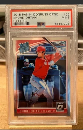 2018 Donruss Optic Shohei Ohtani Rated Rookie PSA 9 #56 RC Angels