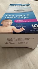 Clearblue Advanced 2 Peak Days Digital Ovulation Test 10ct expires 11/2027