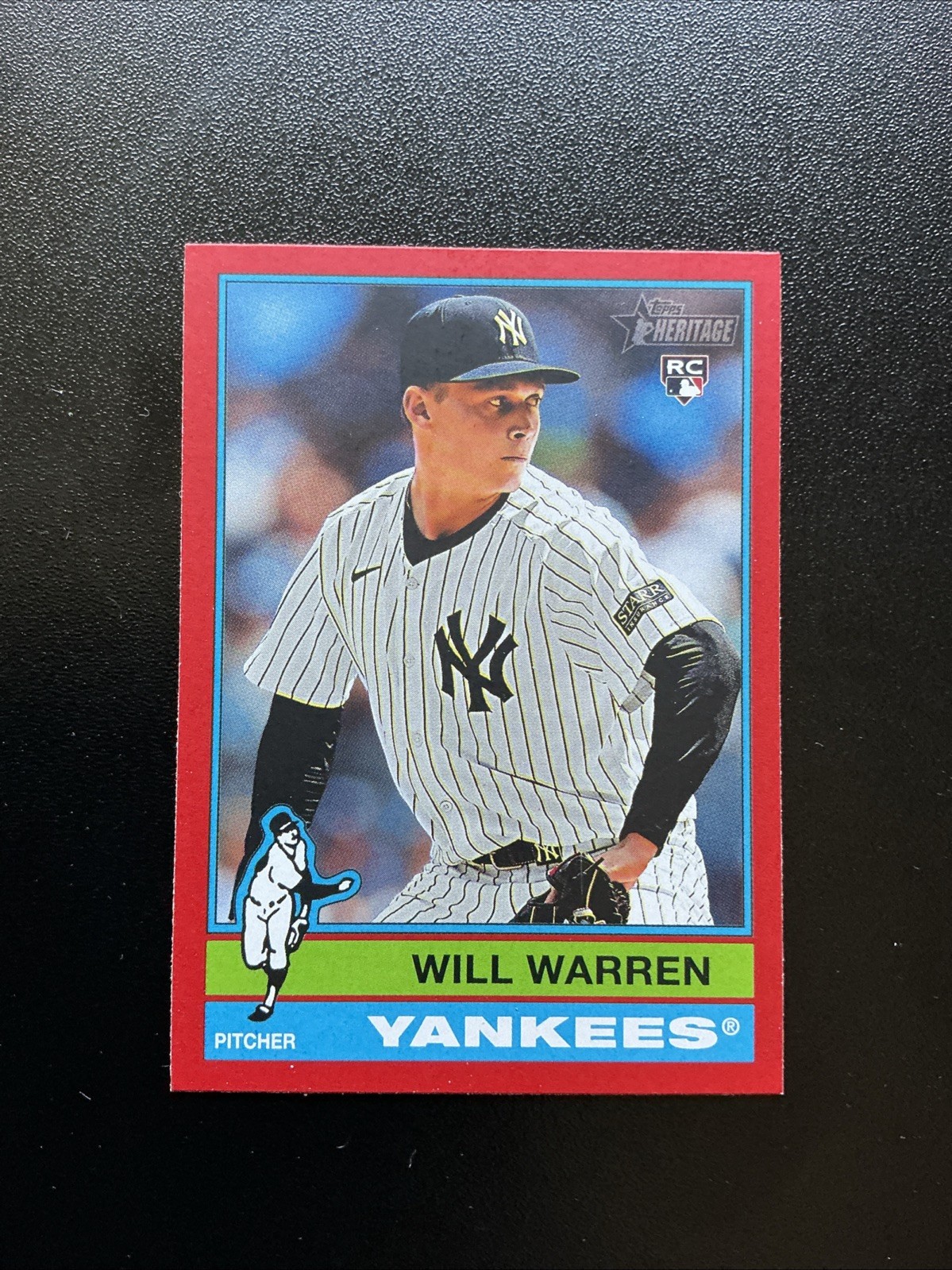 2025 Topps Heritage - Will Warren #281 Red Border (RC)