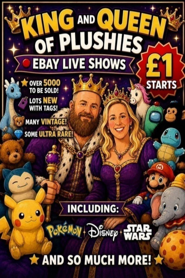 🧸 PLUSH MEGA SALE - SATURDAY SHOW, 1p STARTS, SPOT PRICES, GIVEAWAYS