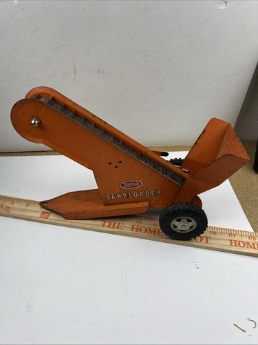 1960's Tonka Orange Sandloader Pressed Steel Working Condition
