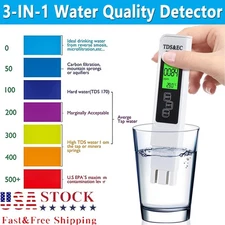 TDS Meter Digital Water Quality Tester Testing Kits for Drinking Water 0-9990ppm