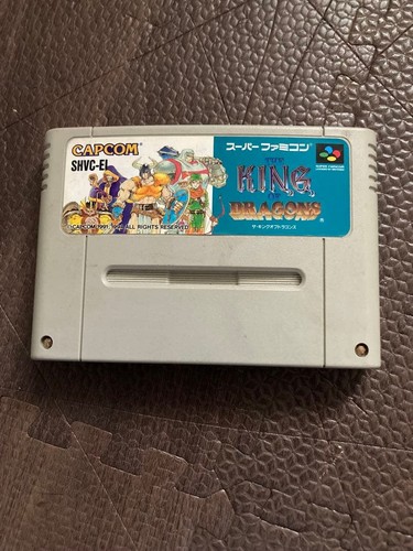 The King of Dragons Super Famicom Cartridge Only JP Used Tested Nintendo Capc 12