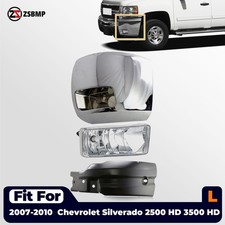 Front Bumper End Cap Kit For 2007 2008 2009 2010 Chevy Silverado 2500 3500 Left