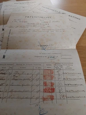 Petit lot de 4 documents fiscaux Baravia. - Photo 1/2