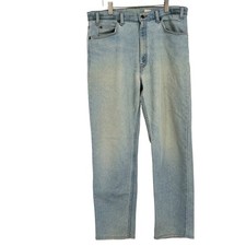 Levi's 540 Flex Vintage Straight Fit Brown Tab Jeans Light Wash Size 36X31